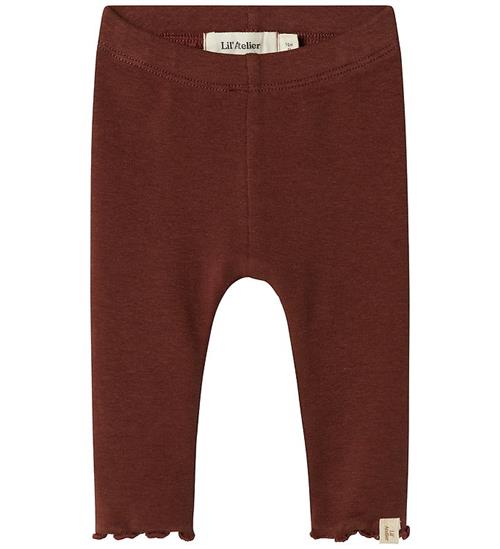 Lil' Atelier Leggings - NbfGayo - Hot Chocolate