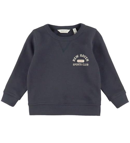 Se GANT Sweatshirt - Graphic - Evening Blue hos KidsWorld