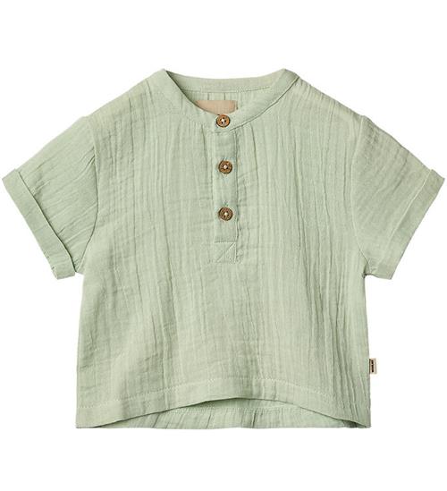 Wheat Skjorte - Musselin - Svend - Soft Mint