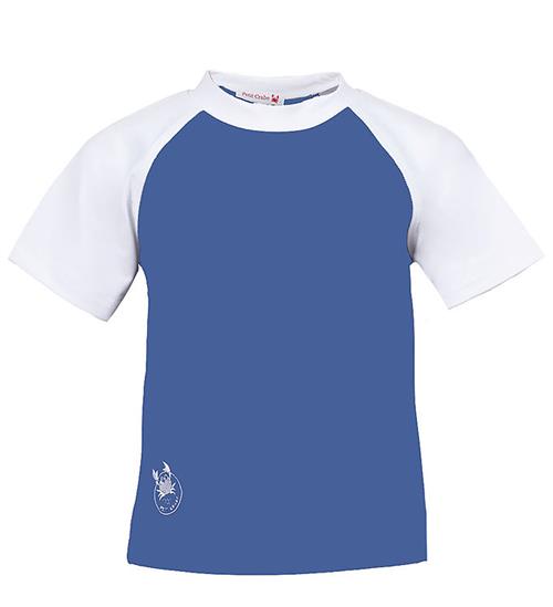 Petit Crabe Badebluse - Raglan - UV50+ - Sapphire/White