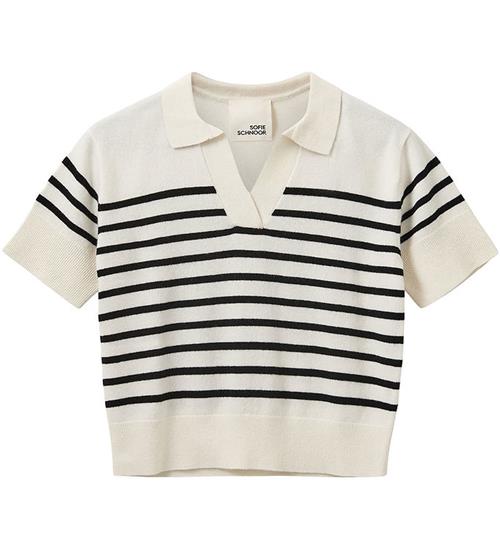 Sofie Schnoor Polo - Uld - Off White/Sort