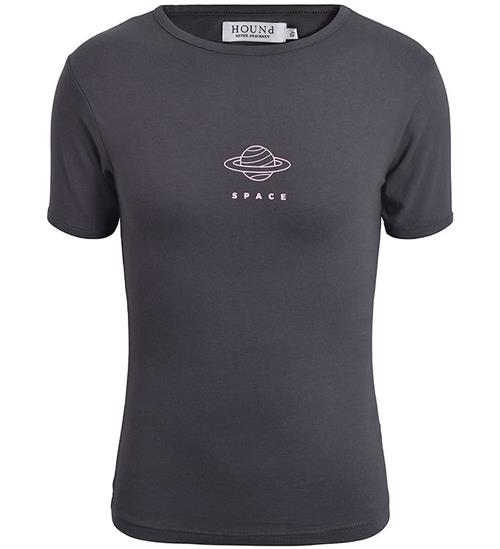 Hound T-shirt - Grå m. Rosa