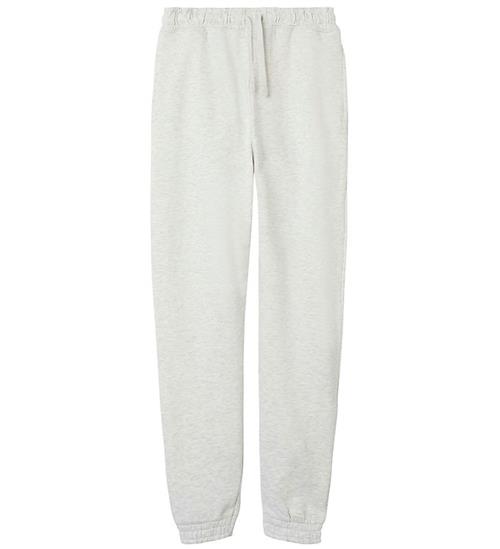 Se LMTD Sweatpants - Noos - NlnNizu - Light Grey Melange hos KidsWorld