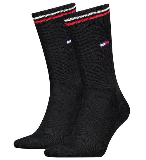 Tommy Hilfiger Strømper - 2-pak - Sort
