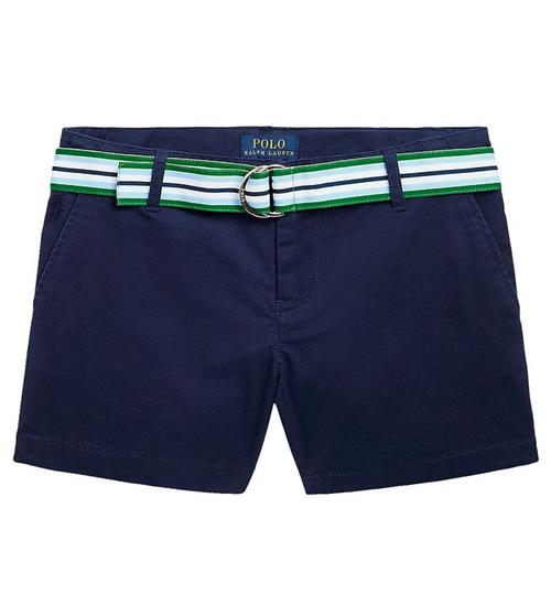 Se Polo Ralph Lauren Shorts - Watch Hill - Navy m. Bælte hos KidsWorld
