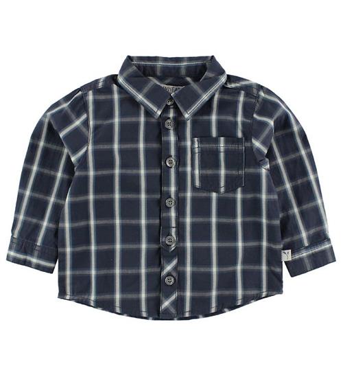 Se Wheat Skjorte - Greyblue m. Tern ved KidsWorld