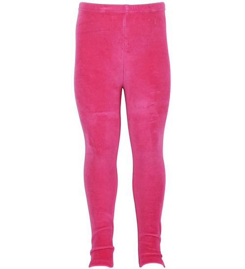 Se Danefæ Velourleggings - Danechipmunk - Hot Pink ved KidsWorld