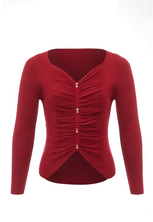 leo selection Pullover  rød