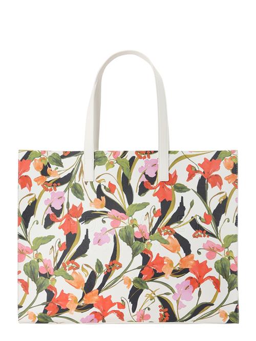 Ted Baker Shopper  creme / mørkegrøn / rød / sort