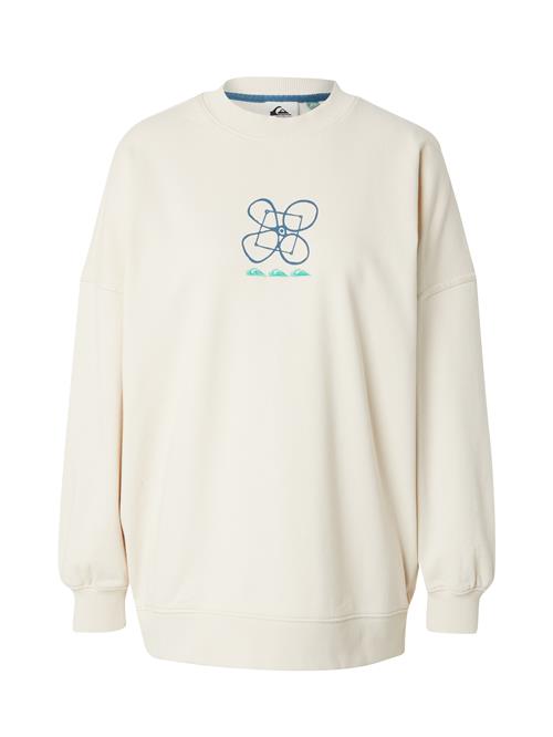 QUIKSILVER Sweatshirt  beige / blå / lysegrøn