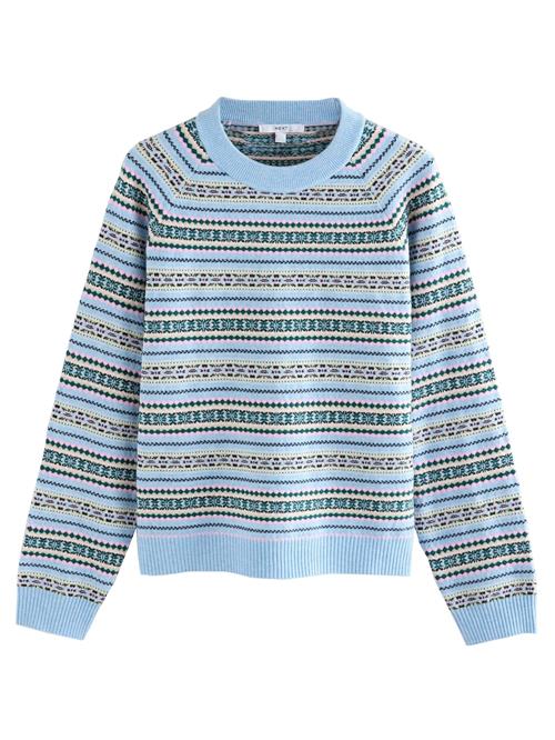 Next Pullover  lyseblå / grøn / lyserød
