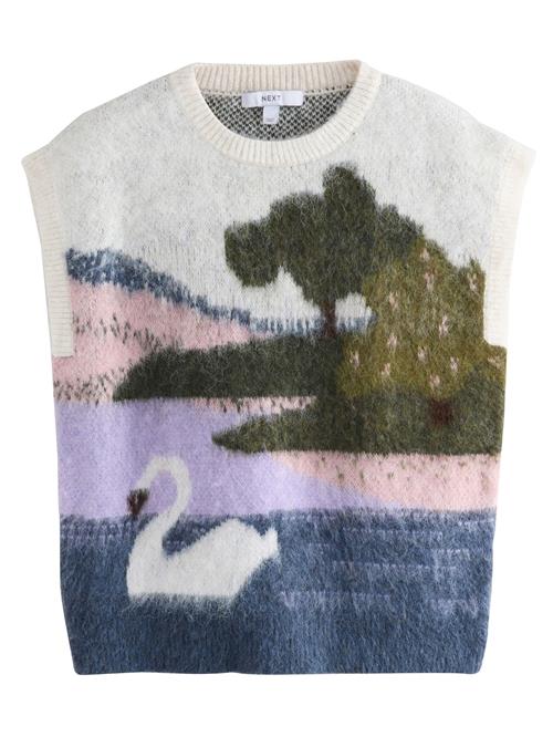 Next Pullover  blå / grøn / lilla / hvid