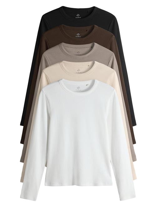 The Set Shirts  creme / choko / grå / sort / hvid