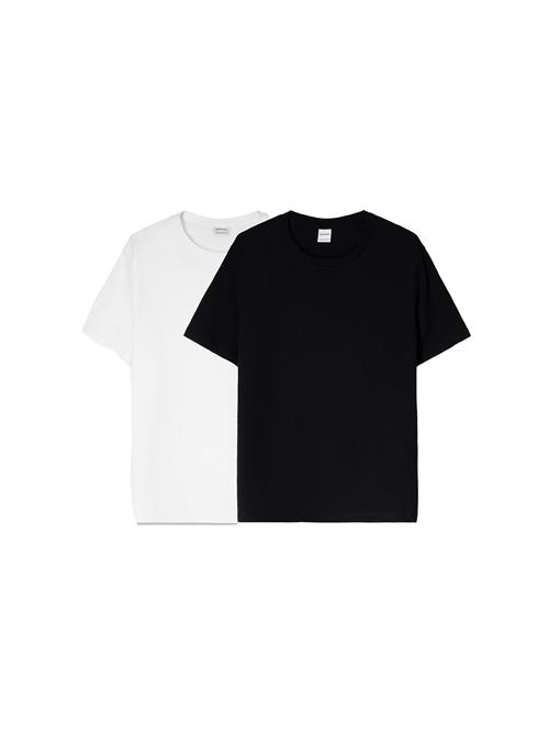 Bershka Shirts  sort / hvid
