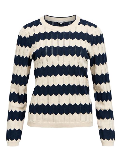 OBJECT Pullover 'OBJEbba'  lysebeige / navy