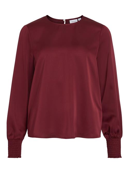 VILA Bluse 'VIEllette'  merlot