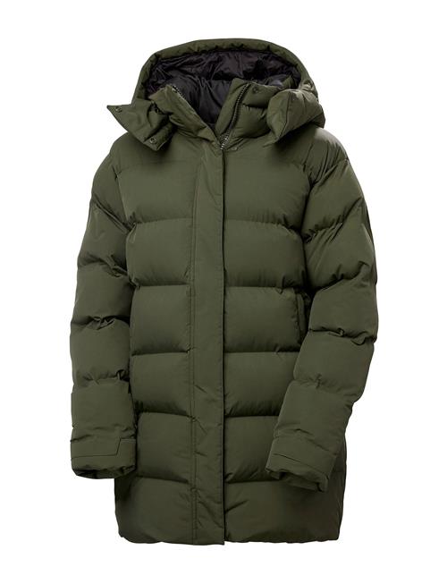 Se W Aspire Puffy Parka Helly Hansen Khaki ved Booztlet