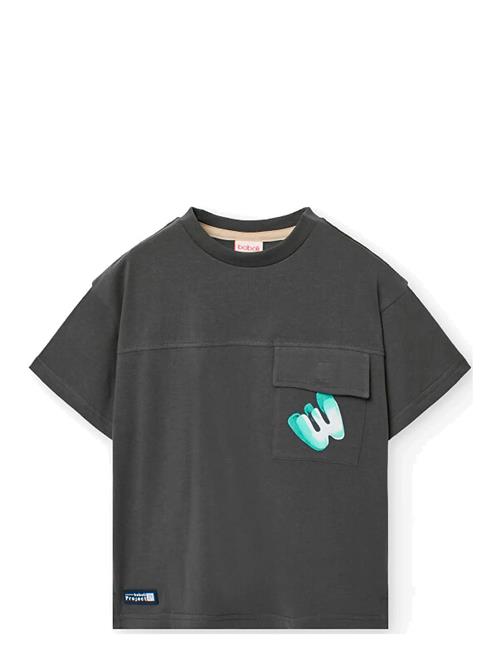 Knit T-Shirt Boboli Black