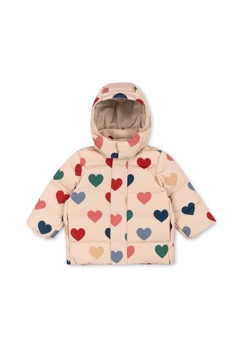Konges Sløjd Magnum Down Jacket Print Grs Bon Coeur Coloré Magnum Down Jacket Print Grs Bon Coeur Coloré 3Y  Beige  3 år  kvinde