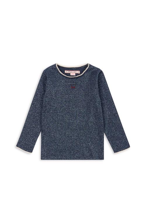 Konges Sløjd Roli Ribbluse Mood Indigo  Mood Indigo 5-6 Y  Blå  5-6 år  kvinde