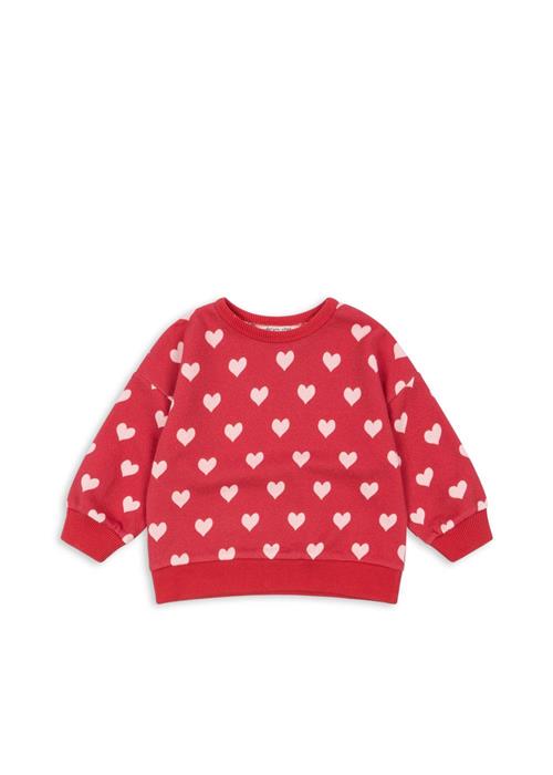 Konges Sløjd Loupy Lou Sweatshirt Amour Jazzy  Amour Jazzy 12 months  Rød  12 måneder  kvinde