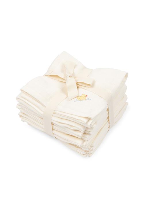 Fanga Fontana Nuvoli 10 Pakker Musselinklude Antique White  Antique White One Size  Hvid  One Size  unisex