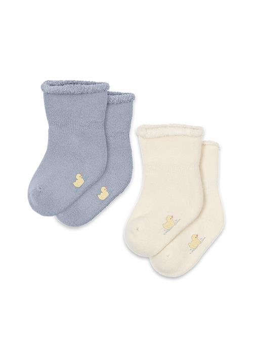 Fanga Fontana Vicino 2-pak Frotté-sokker Gray Dawn  Gray Dawn 17-18 EU  Blå  17-18 EU  unisex