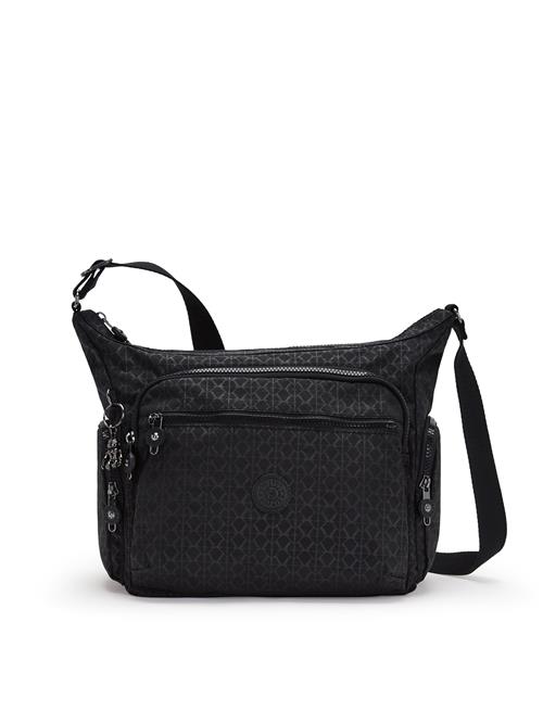 KIPLING Skuldertaske 'Gabbie'  grå / sort