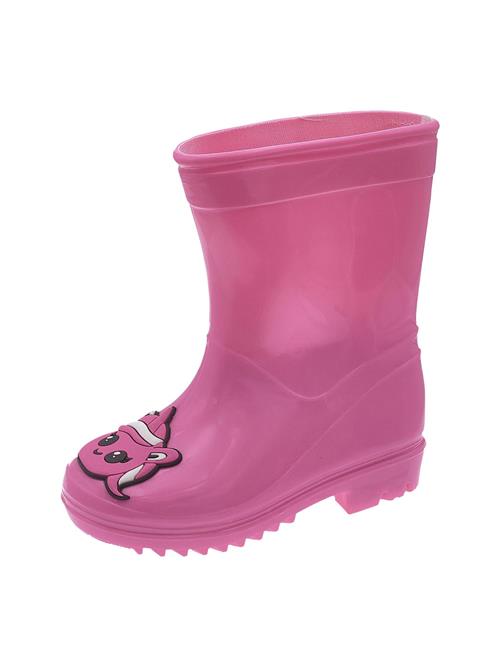 Chicco Gummistøvler 'Wolf'  pink / sort / hvid