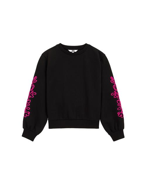 WE Fashion Sweatshirt  pink / sort