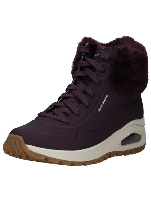 SKECHERS Snørestøvletter  vinrød