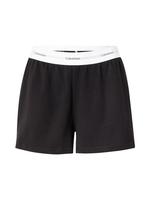 Calvin Klein Pyjamasbukser  sort / hvid