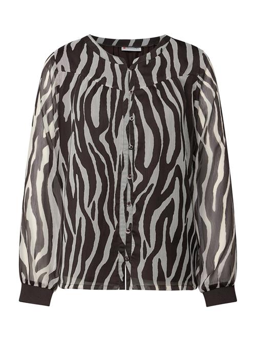 STREET ONE Bluse  stone / sort