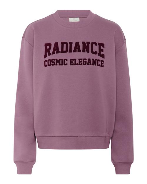 Kaffe Sweatshirt 'Precious'  lilla / brombær