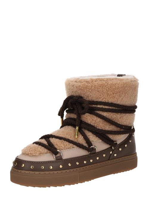 INUIKII Boots 'CURLY ROCK'  sand / mokka / mørkebrun