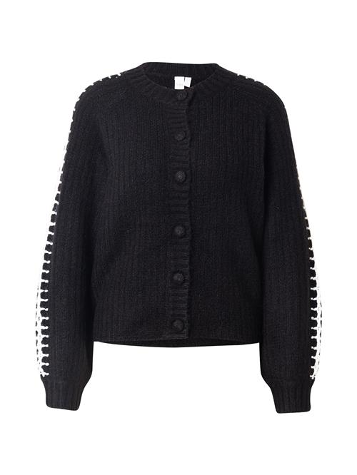 YAS Cardigan 'YASOLLY'  sort / hvid