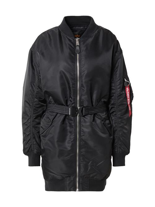 ALPHA INDUSTRIES Overgangsfrakke 'MA-1'  sort