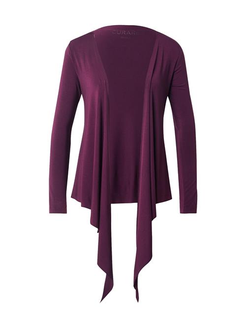 CURARE Yogawear Sportscardigan  mørkelilla