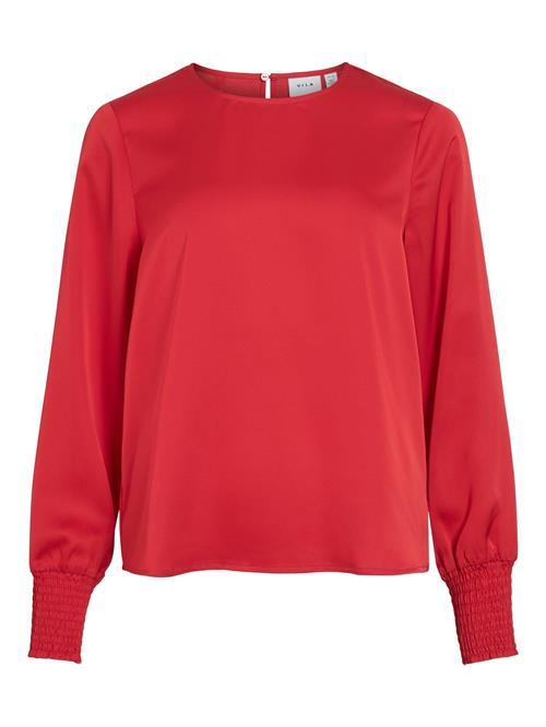 VILA Bluse 'VIEllette'  rød