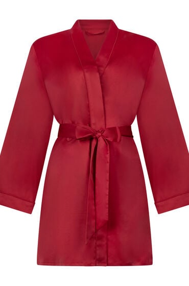 Hunkemöller Satin kimono rød