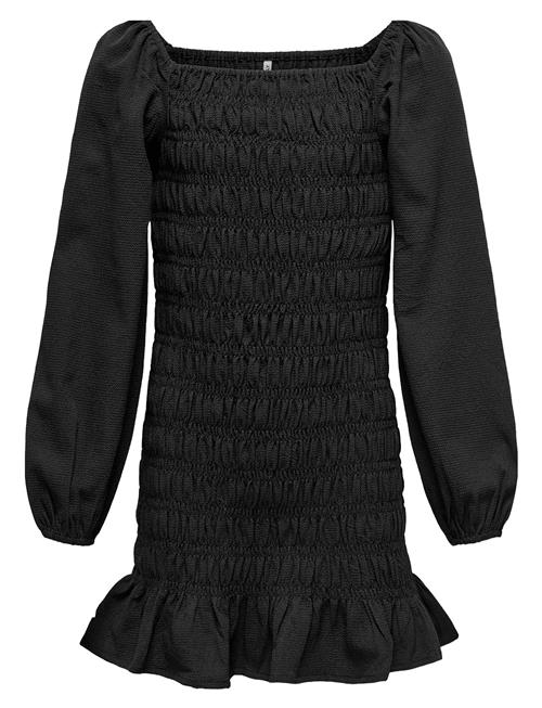 Koghelene Puff Sleeve Short Dress Wvn Kids Only Black