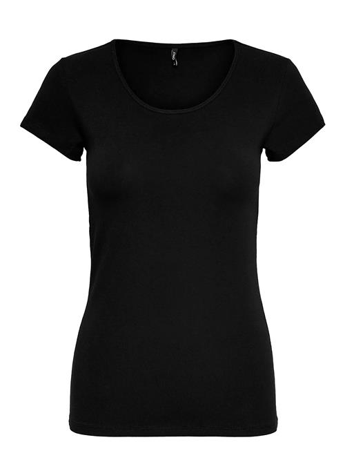 Onllive Love S/S Ck Top Noos Jrs ONLY Black