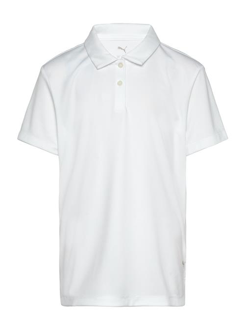 Girls Pure Ss Polo PUMA Golf White