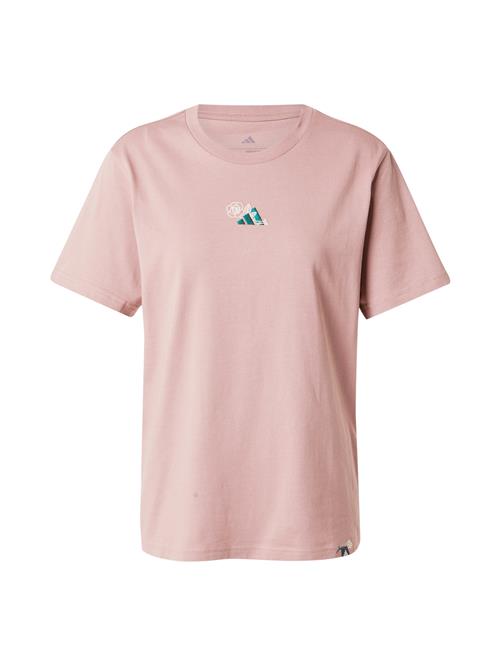 ADIDAS SPORTSWEAR Funktionsbluse  smaragd / lilla / hvid