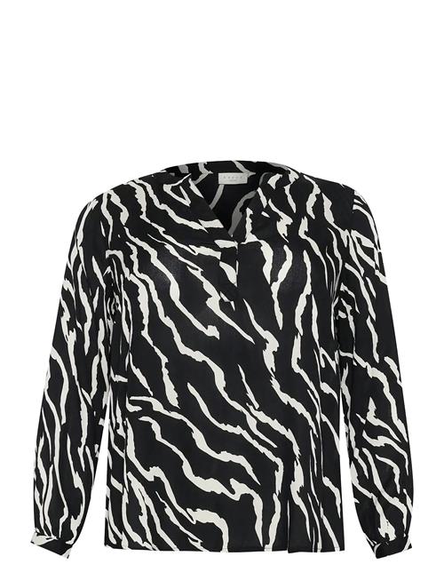 Kcmirta Tilly Blouse Kaffe Curve Black