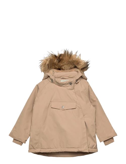 Matwang Fleece Lined Winter Jacket Fake Fur. Grs MINI A TURE Beige