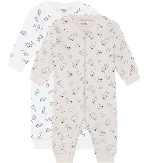 Pippi Baby Heldragter - Natdragt - 2-pak - Flint Stone