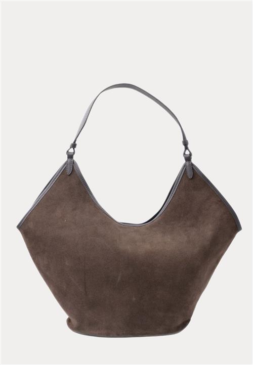 Latalia Ferrara Suede Shopping Bag