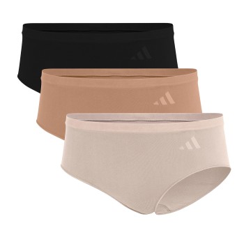 adidas Trusser 3P Sport Active Seamless Hipster Flerfarvet polyamid XX-Large Dame