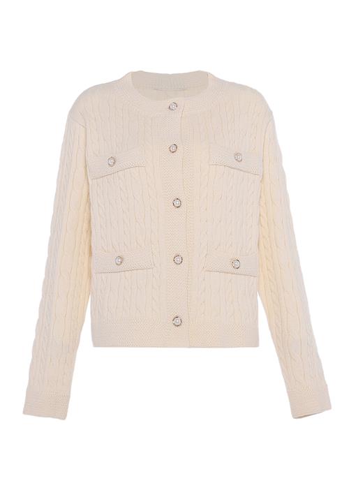 faina Cardigan  uldhvid